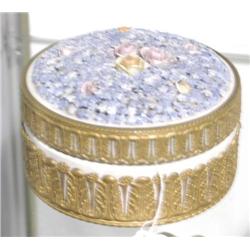 GERMAN PORCELAIN POWDER BOX