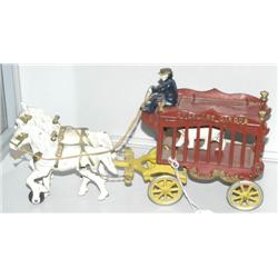OVERLAND CIRCUS CAST IRON TOY