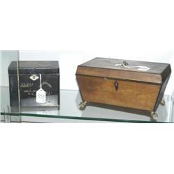 PAIR OF TEA CADDIES