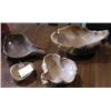 Image 1 : GROUP OF FOUR MODERN BURL BOWLS
