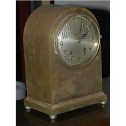 SETH THOMAS BRASS DOMED MANTLE CLOCK