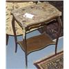 Image 1 : FRENCH STYLE MARBLE TOP SIDE TABLE with