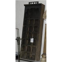 BARBERSHOP MUSTACHE CUP SHELF