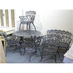 CAST ALUMINUM GARDEN SET