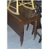 Image 1 : MAHOGANY DROP LEAF TABLE with drawer