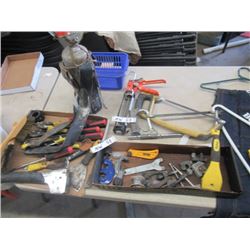 MW- Ridgid Pipe Cutters, Tin Snips, Hack Saw, Caulking Guns, Acetylene Tank, Packing Stapler