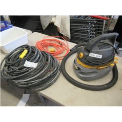 MW- Stinger Wet / Dry Vac, Heavy Duty Ext Cord, Regular Extension Cord