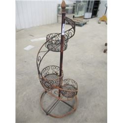 MW- Wrought Iron Planter 4' Tall