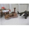Image 1 : BL- 2 Pcs, 1 Metal Plane Clcok, 1 Copper Train