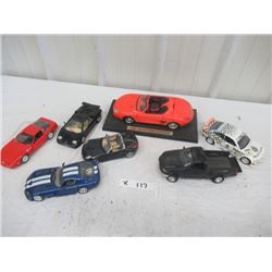 X - 7 Items - Die Cast Toy Cars