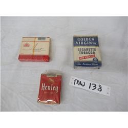 MW- New Old Stock Cigarettes, Henry Gilden, Virginia  Ascot