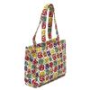 Image 1 : Chanel Ivory Multicolor Floral Print Camellia Tote Bag