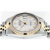 Image 5 : Rolex Mens 2 Tone 14K Mother Of Pearl Diamond & Sapphire 36MM Datejust Wristwatc
