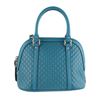 Image 2 : Gucci Blue Microguccissima Leather Mini Margaux Dome Convertible Satchel