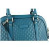 Image 6 : Gucci Blue Microguccissima Leather Mini Margaux Dome Convertible Satchel