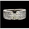 Image 2 : 2.90 ctw Diamond Ring - 14KT White Gold