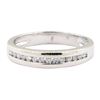 Image 2 : 0.25 ctw Diamond Straight Line Band - 14KT White Gold