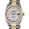 Image 1 : Rolex Mens 2 Tone 14K MOP Diamond 36MM Datejust Wristwatch
