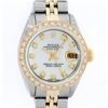 Image 1 : Rolex Ladies 2 Tone 14K MOP Diamond Datejust Wristwatch