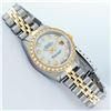 Image 3 : Rolex Ladies 2 Tone 14K MOP Diamond Datejust Wristwatch