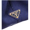 Image 7 : Prada Dark Blue Canvas Small Canapa Tote Bag