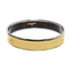 Image 2 : Hermes Yellow Narrow Caleche Bangle Bracelet