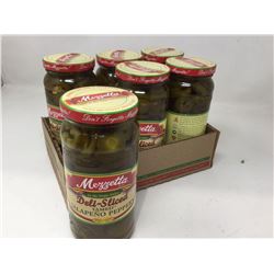 Mezzetta Deli-Sliced Tamed Jalapeno Peppers (6 x 473ml)