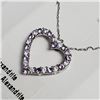 Image 2 : Silver Simulation Alexandrite 18" Necklace, Suggested Retail Value $100