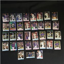 TOPPS CHROME BASEBALL CARD LOT