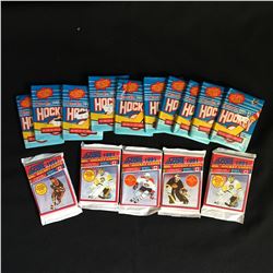 HOCKEY CARD PACKS LOT (1990-91 SCORE & OPC)