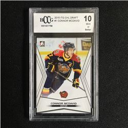 2015 ITG CHL DRAFT #1 CONNOR McDAVID (10 MINT)