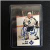 Image 1 : BORJE SALMING SIGNED HOCKEY CARD