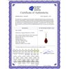 Image 2 : Genuine 8.88 ctw Ruby & Diamond Necklace 14KT Rose Gold - REF-35T4A