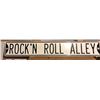 Image 1 : ROCK'N ROLL ALLEY SINGLE SIDED TIN SIGN