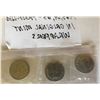 Image 2 : 3 X 1963-64-65 CND 5 CENT COINS