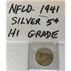 Image 1 : 1941 NFLD 5 CENT COIN
