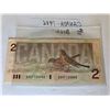 Image 2 : 1986 CND 2 DOLLAR BILL