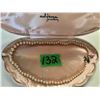 Image 1 : QUALITY SINGLE STRAND OF PEARLS IN CLAM SHELL BOX