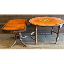 SET OF 2 DUNCAN PHYFE STYLE END TABLES