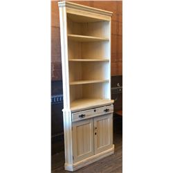 ANTIQUE PAINTED CORNER CABINET