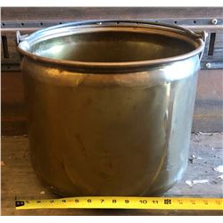 LARGE ANTIQUE BRASS POT