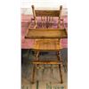 Image 1 : ANTIQUE OAK CHILDS HIGH CHAIR - VERY GOOD CONDITION