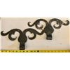 SET 250 YEAR OLD HINGES FROM THE FRIEDBERG CASTLE - GERMANY