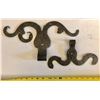 Image 1 : SET 250 YEAR OLD HINGES FROM THE FRIEDBERG CASTLE - GERMANY