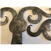 Image 3 : SET 250 YEAR OLD HINGES FROM THE FRIEDBERG CASTLE - GERMANY