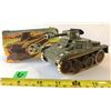 Image 1 : D.R.G.M. TIN TOY GAMA TANK WITH WORKING PARTS.