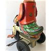 Image 3 : VINTAGE WINDUP TIN TOY - DUCK RIDING A BIKE