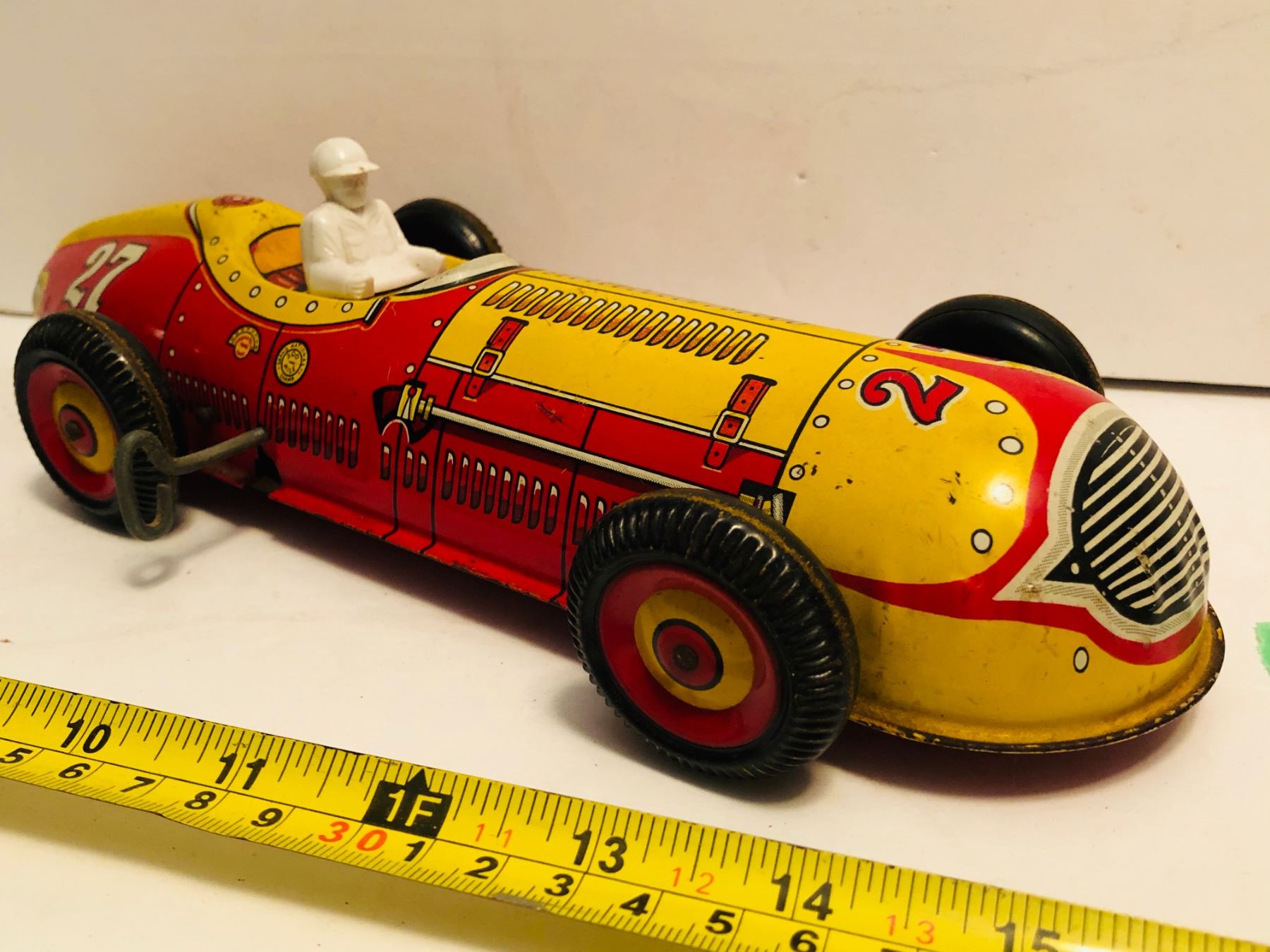 MARX WINDUP TIN RACE CAR