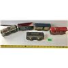 Image 1 : 5 PIECE TIN TRAIN SET - MADE IN USA