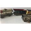 Image 2 : 5 PIECE TIN TRAIN SET - MADE IN USA